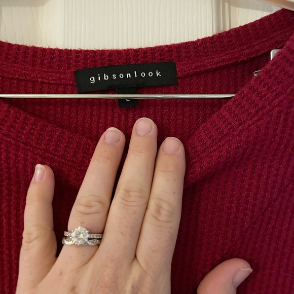 Gibson Knot Red Top 🌹NWOT - Picture 3 of 5